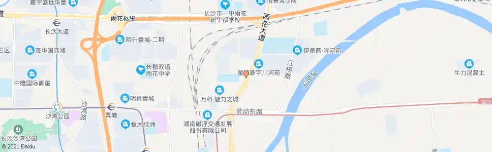 长沙雨花区托溪小学_公交站地图_长沙公交_妙搜公交查询2025