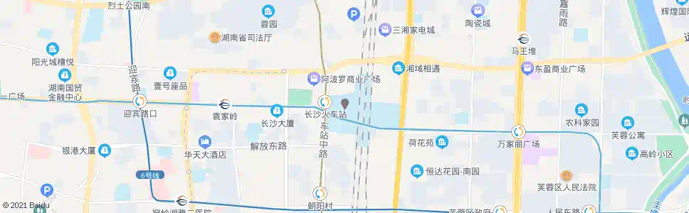 长沙五里牌_公交站地图_长沙公交_妙搜公交查询2025