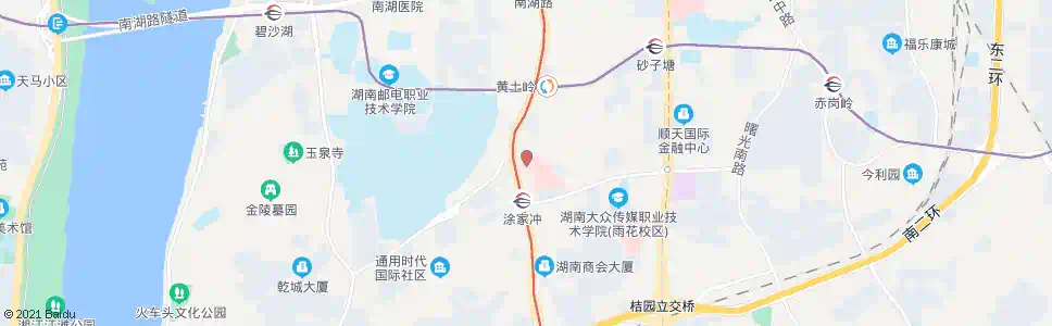 长沙省第二人民医院(麻园塘)_公交站地图_长沙公交_妙搜公交查询2025
