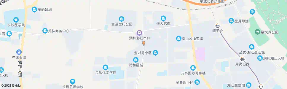 长沙润和紫郡_公交站地图_长沙公交_妙搜公交查询2025
