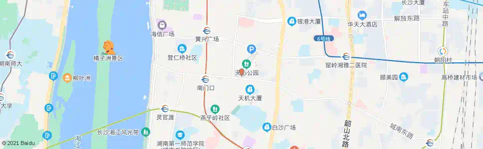 长沙天心阁古玩城(识字岭)_公交站地图_长沙公交_妙搜公交查询2025