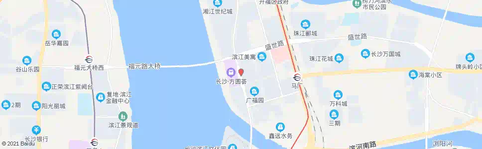 长沙湘江路华章路口_公交站地图_长沙公交_妙搜公交查询2025