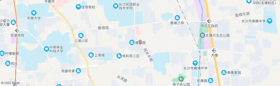 长沙洞井路木莲路口_公交站地图_长沙公交_妙搜公交查询2025
