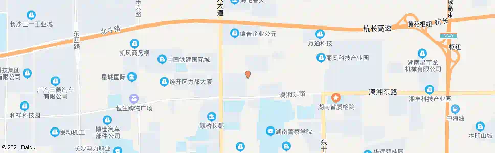 长沙长桥路社塘路口_公交站地图_长沙公交_妙搜公交查询2025