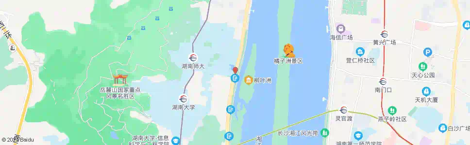 长沙桃子湖路口_公交站地图_长沙公交_妙搜公交查询2025