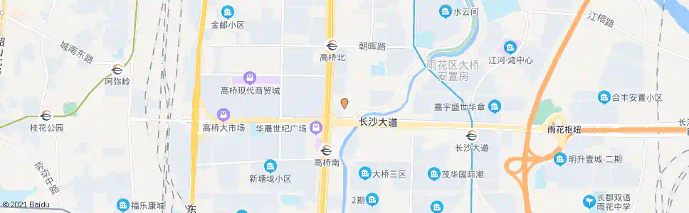 长沙长沙大道口(高桥建材批发城)_公交站地图_长沙公交_妙搜公交查询2025
