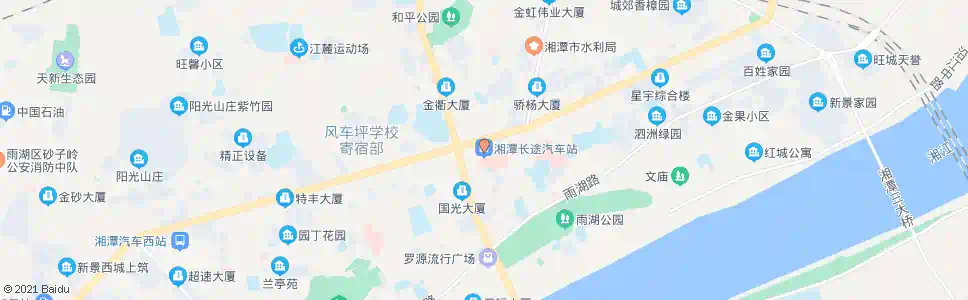 长沙湘潭长途汽车站_公交站地图_长沙公交_妙搜公交查询2025