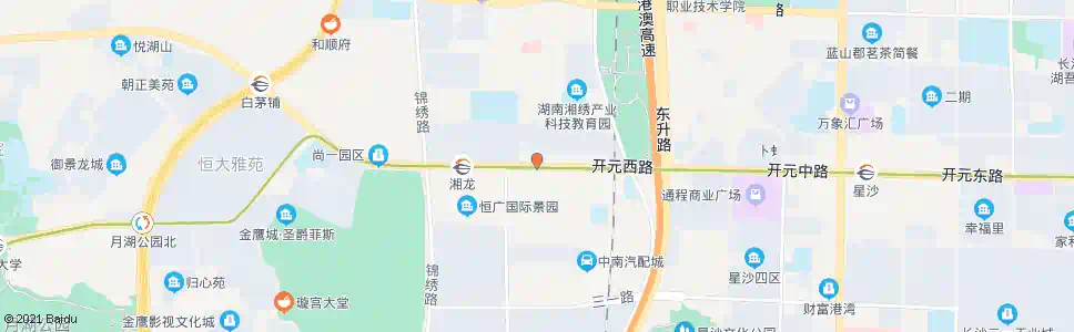 长沙筑梦园_公交站地图_长沙公交_妙搜公交查询2025