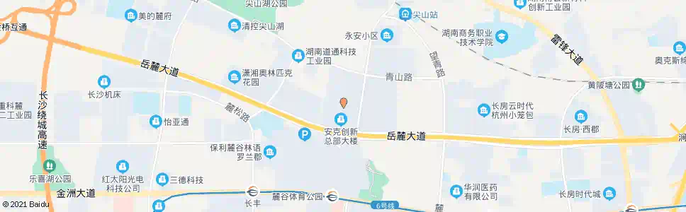 长沙中电软件园_公交站地图_长沙公交_妙搜公交查询2025