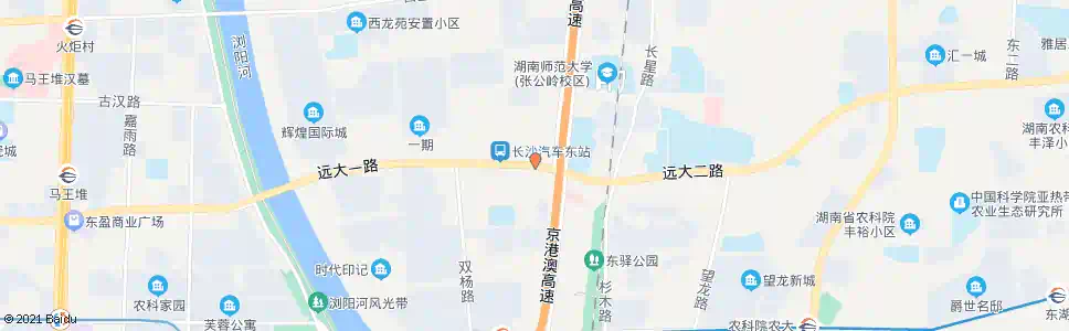 长沙东大门_公交站地图_长沙公交_妙搜公交查询2025