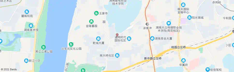 长沙金盆岭_公交站地图_长沙公交_妙搜公交查询2025