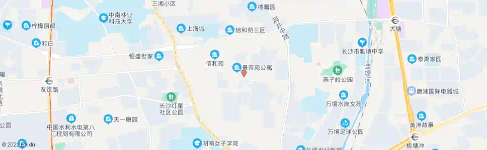 长沙红星路口_公交站地图_长沙公交_妙搜公交查询2025
