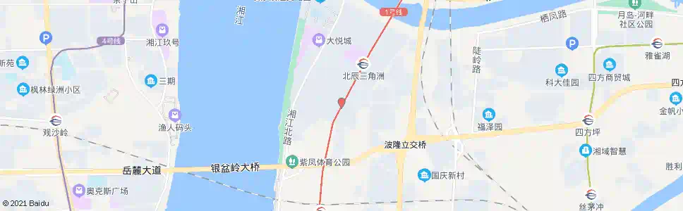 长沙黄兴北路秋月路口_公交站地图_长沙公交_妙搜公交查询2025