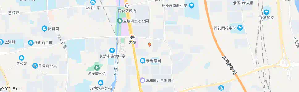 长沙香月路木莲路口_公交站地图_长沙公交_妙搜公交查询2025