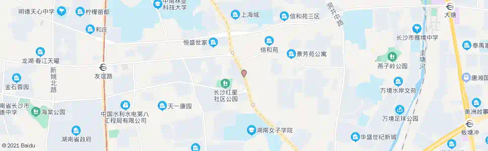 长沙井湾子南_公交站地图_长沙公交_妙搜公交查询2025