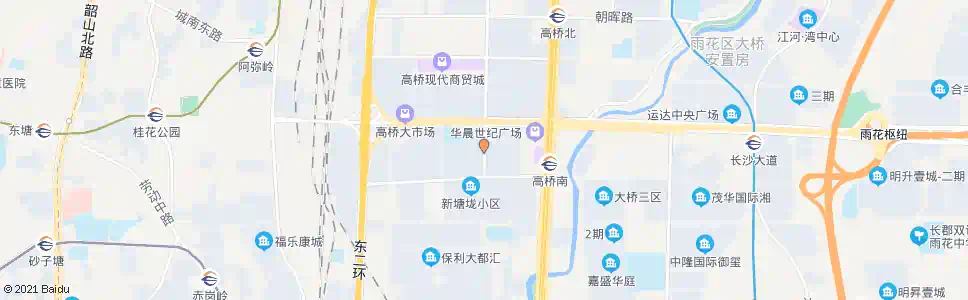 长沙马王堆路长沙大道口_公交站地图_长沙公交_妙搜公交查询2025