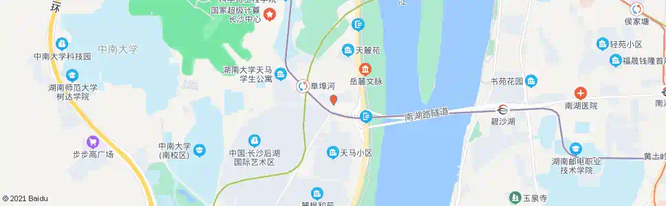 长沙锦绣潇湘(阜埠河路口)_公交站地图_长沙公交_妙搜公交查询2025