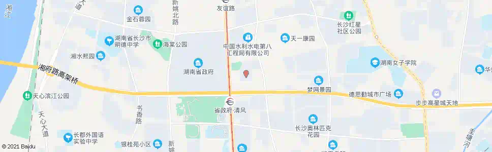 长沙天心区政府_公交站地图_长沙公交_妙搜公交查询2025