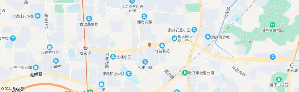 长沙时代阳光大道万芙路口_公交站地图_长沙公交_妙搜公交查询2025