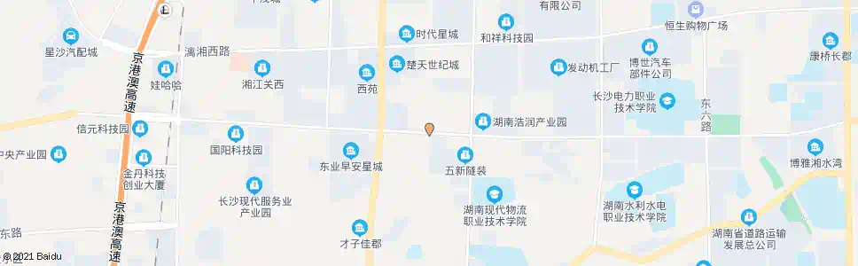 长沙盼盼门业_公交站地图_长沙公交_妙搜公交查询2025