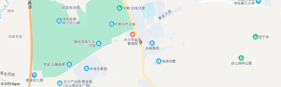 长沙黄金_公交站地图_长沙公交_妙搜公交查询2025