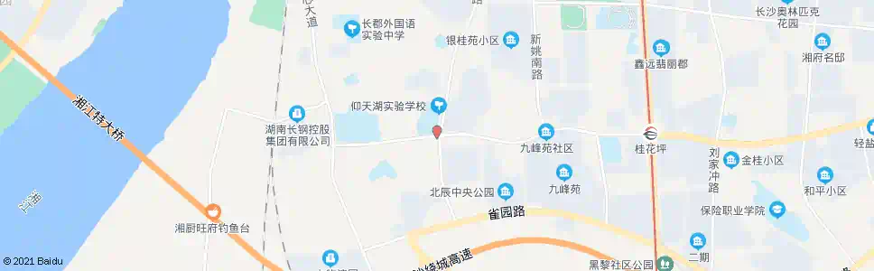 长沙黑石铺路书香路口_公交站地图_长沙公交_妙搜公交查询2025