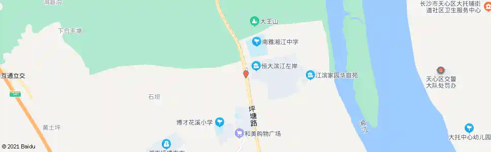 长沙祠堂湾_公交站地图_长沙公交_妙搜公交查询2025
