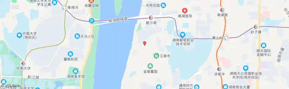 长沙望岳村_公交站地图_长沙公交_妙搜公交查询2025