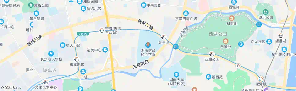长沙湖南财政经济学院_公交站地图_长沙公交_妙搜公交查询2025