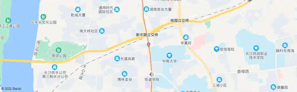 长沙竹塘路口_公交站地图_长沙公交_妙搜公交查询2025