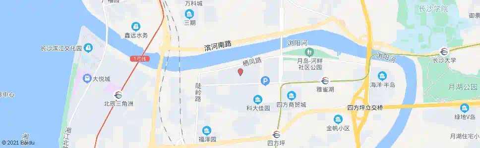 长沙科大北苑_公交站地图_长沙公交_妙搜公交查询2025