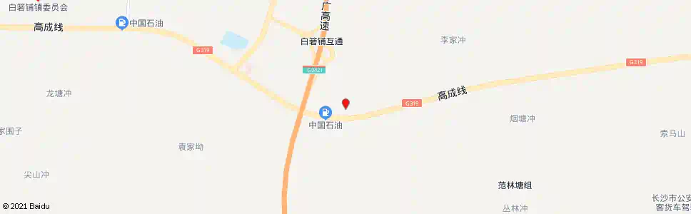 长沙白箬铺村委会_公交站地图_长沙公交_妙搜公交查询2025