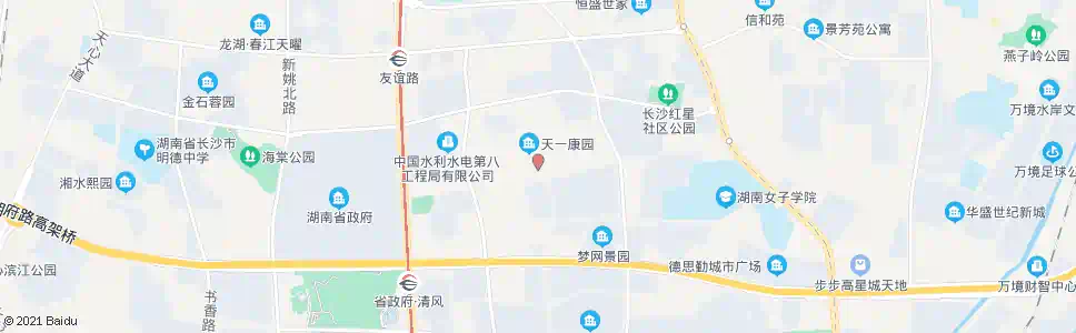 长沙五凌路中_公交站地图_长沙公交_妙搜公交查询2025