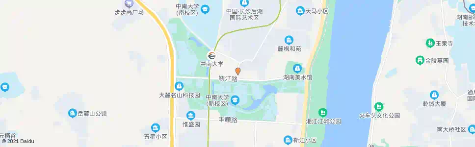长沙后湖小区东_公交站地图_长沙公交_妙搜公交查询2025