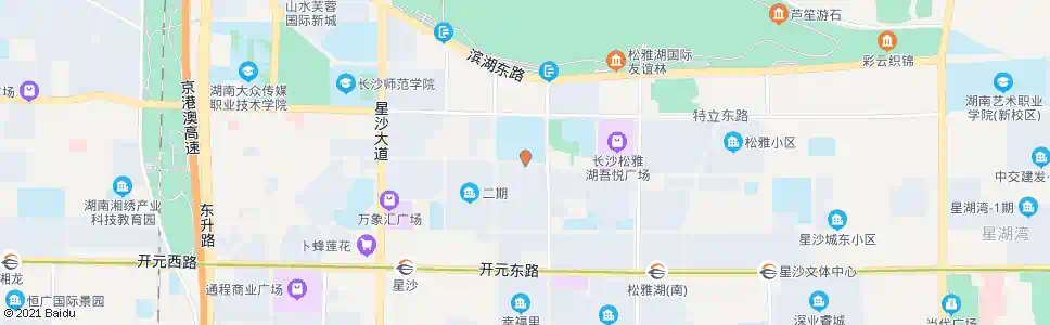 长沙松雅湖中学_公交站地图_长沙公交_妙搜公交查询2025