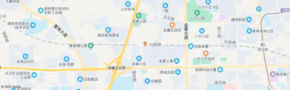长沙望岳办事处_公交站地图_长沙公交_妙搜公交查询2025