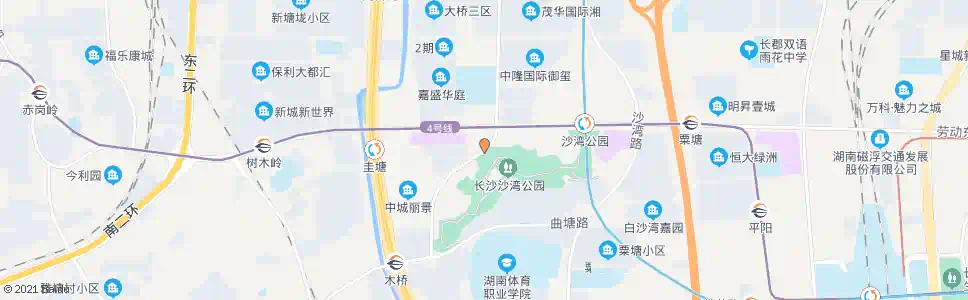 长沙古曲路劳动路口_公交站地图_长沙公交_妙搜公交查询2025