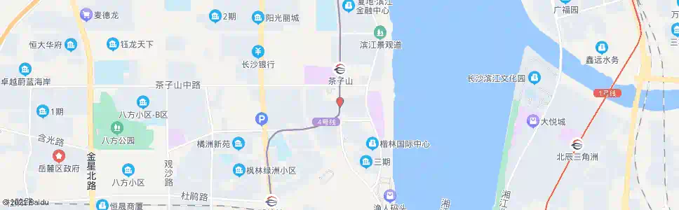 长沙潇湘北路含光路口_公交站地图_长沙公交_妙搜公交查询2025