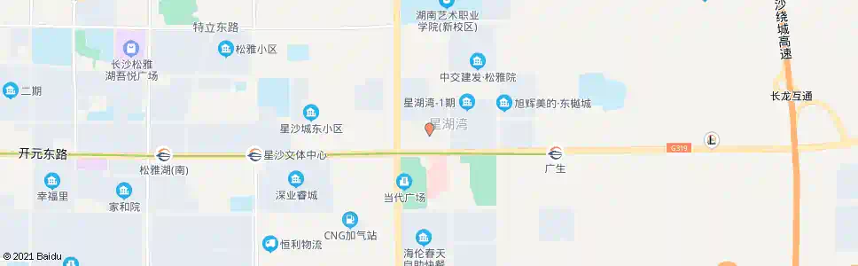 长沙星湖湾_公交站地图_长沙公交_妙搜公交查询2025