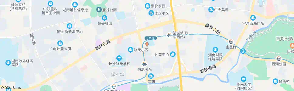 长沙圣得西(省消防训练总队)_公交站地图_长沙公交_妙搜公交查询2025