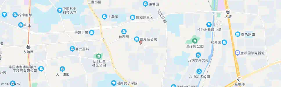 长沙井湾路红星路口_公交站地图_长沙公交_妙搜公交查询2025