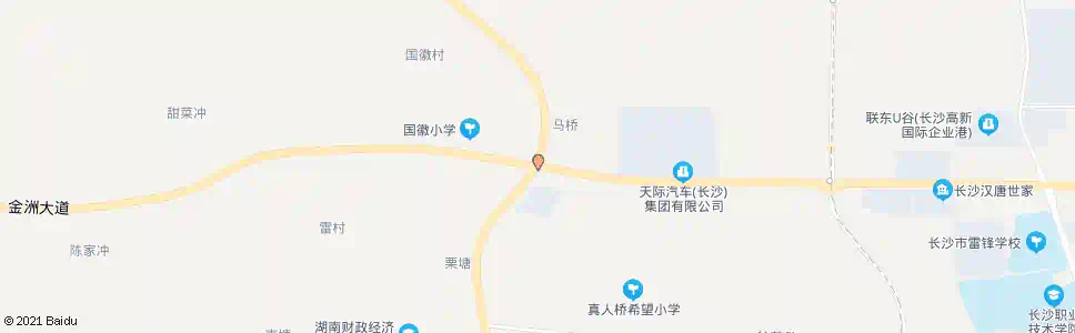 长沙黄桥大道口_公交站地图_长沙公交_妙搜公交查询2025