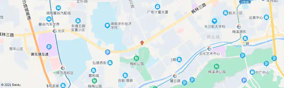 长沙麓云路枫林路口_公交站地图_长沙公交_妙搜公交查询2025