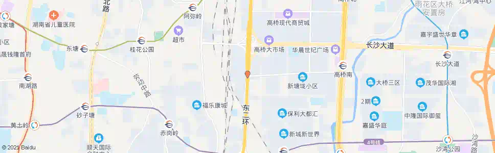 长沙友谊新村_公交站地图_长沙公交_妙搜公交查询2025