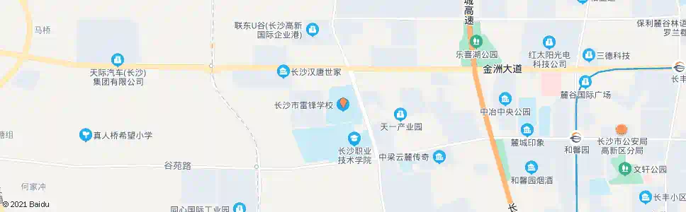 长沙雷锋学校_公交站地图_长沙公交_妙搜公交查询2025