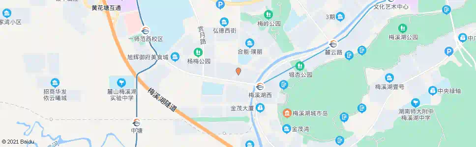 长沙东方红路口_公交站地图_长沙公交_妙搜公交查询2025