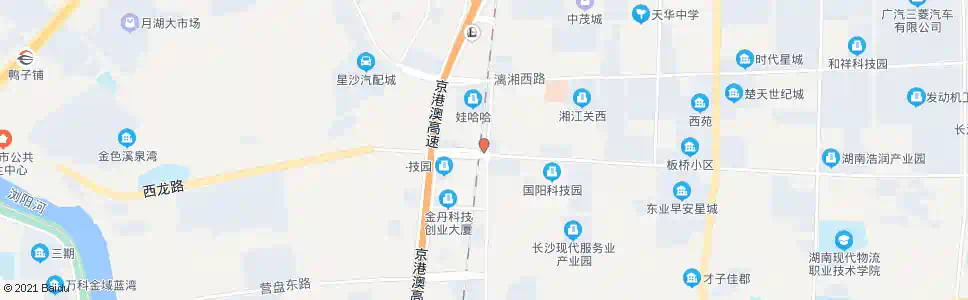 长沙邦田检测中心_公交站地图_长沙公交_妙搜公交查询2025