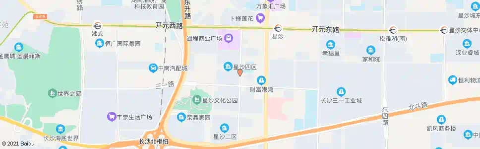 长沙盼盼小学_公交站地图_长沙公交_妙搜公交查询2025