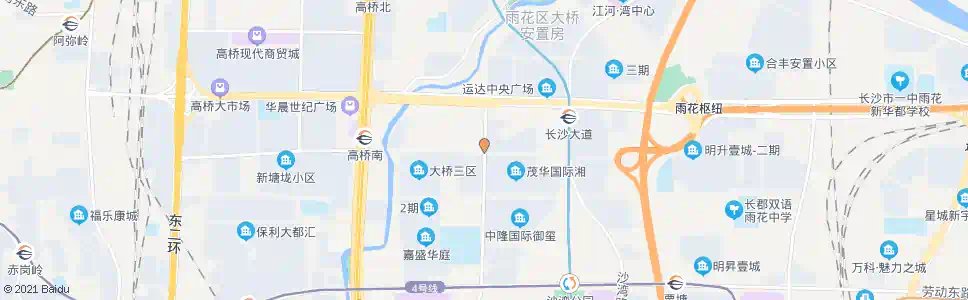 长沙古曲路长沙大道口_公交站地图_长沙公交_妙搜公交查询2025