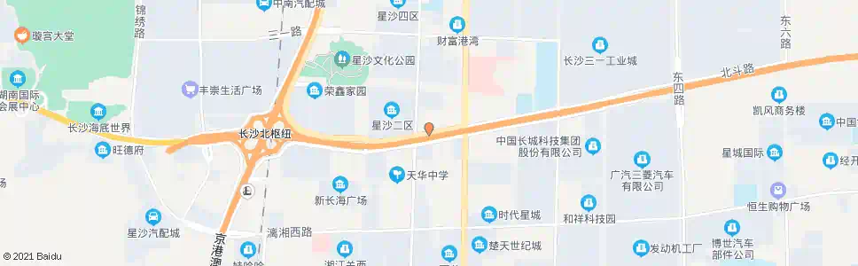 长沙星沙汽车站(南)_公交站地图_长沙公交_妙搜公交查询2025